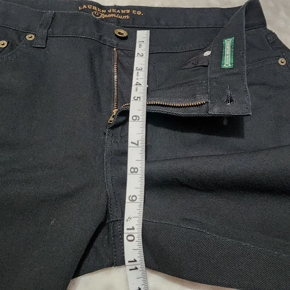 RLL Lauren‎ Jeans Co Ralph Lauren Women's  Contemporary BootCut Sz 10 Black - Picture 12 of 15